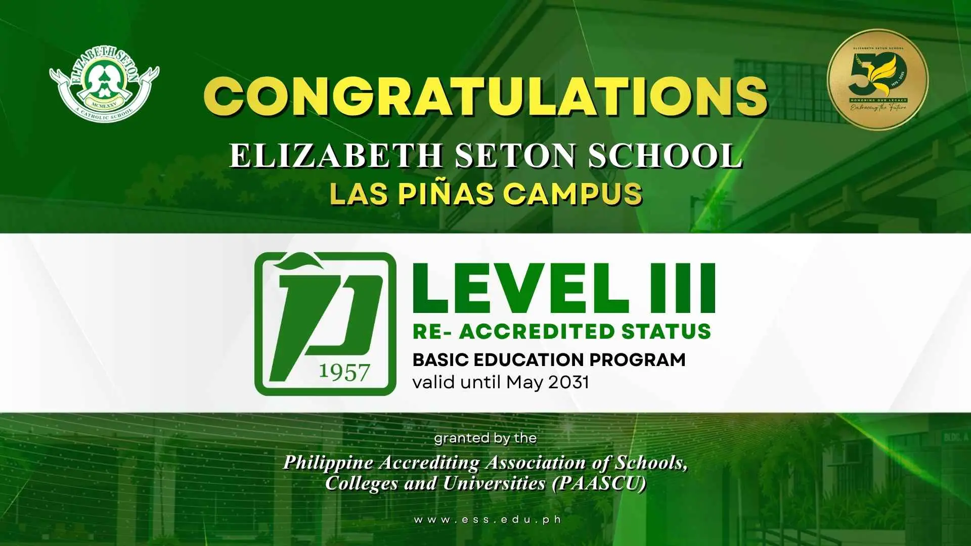 paascu iii reaccreditation