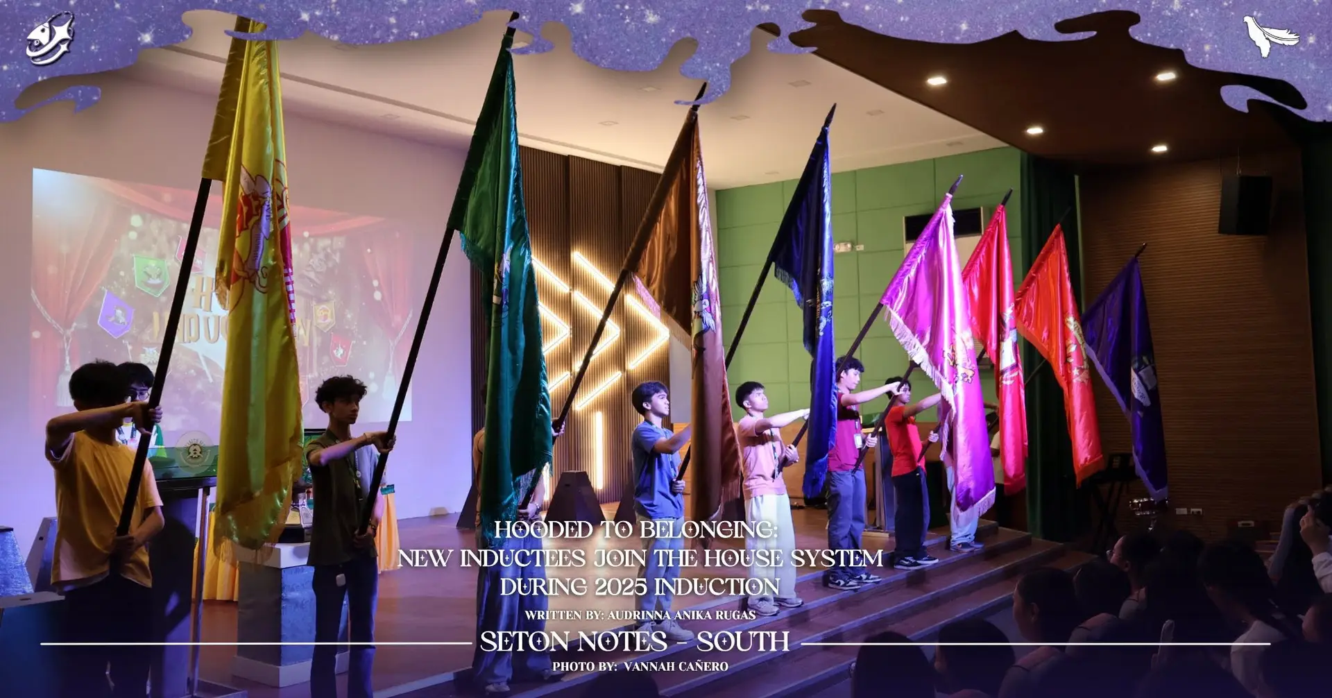 Landing Page Elizabeth Seton School house flag bearers